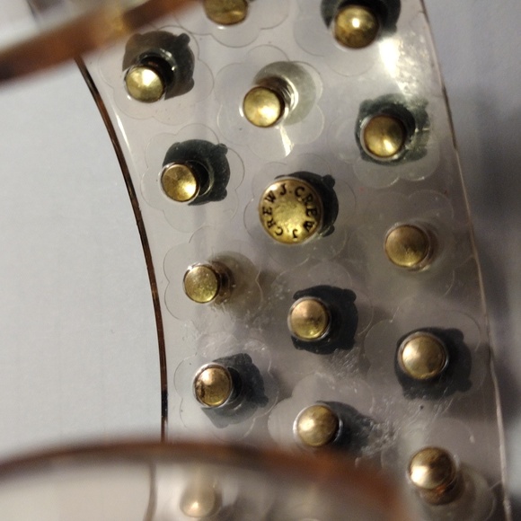 J. Crew pearl Rhinestone Lucite Cuff Bracelet 🩷 - Picture 7 of 7